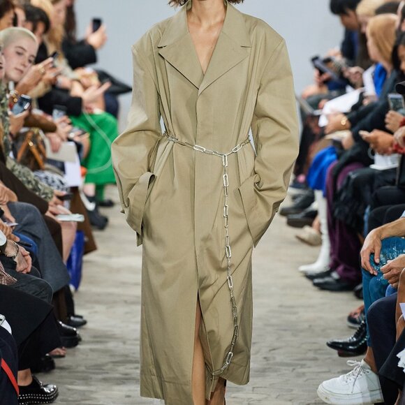 BNWT SS20 KWAIDAN EDITIONS BONDED COTTON OVERCOAT 40 - Picture 1 of 12